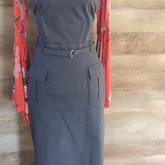 Button Down Back Jumper Dress - Picture 2 of 5